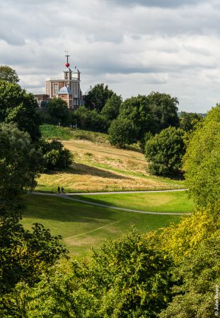 Flamsteed House, designed by Christopher Wren in 1675 for John Flamsteed who was King Charles II's Astronomer Royal, is the original building of the Royal Observatory at Greenwich. (Aug14)
